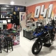 Moto BMW GS na primeira loja 041 Adesivos com painel laranja