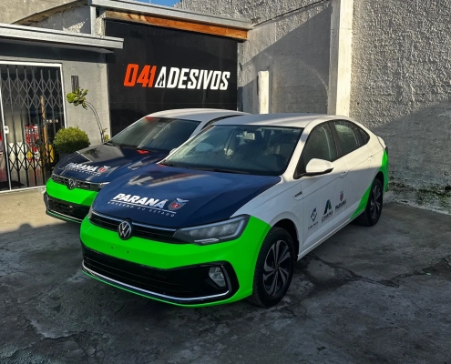 VW Virtus e Polo de frota do Paraná na 041 Adesivos