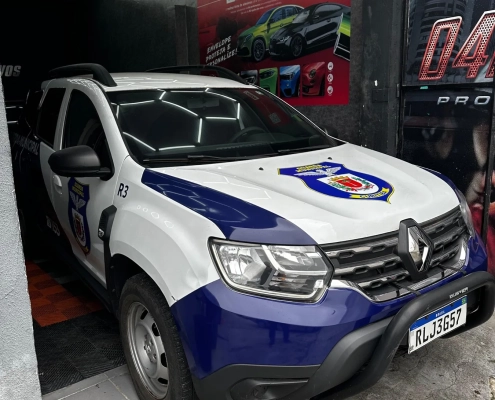 Renault Duster de frota de segurança plotada na 041 Adesivos