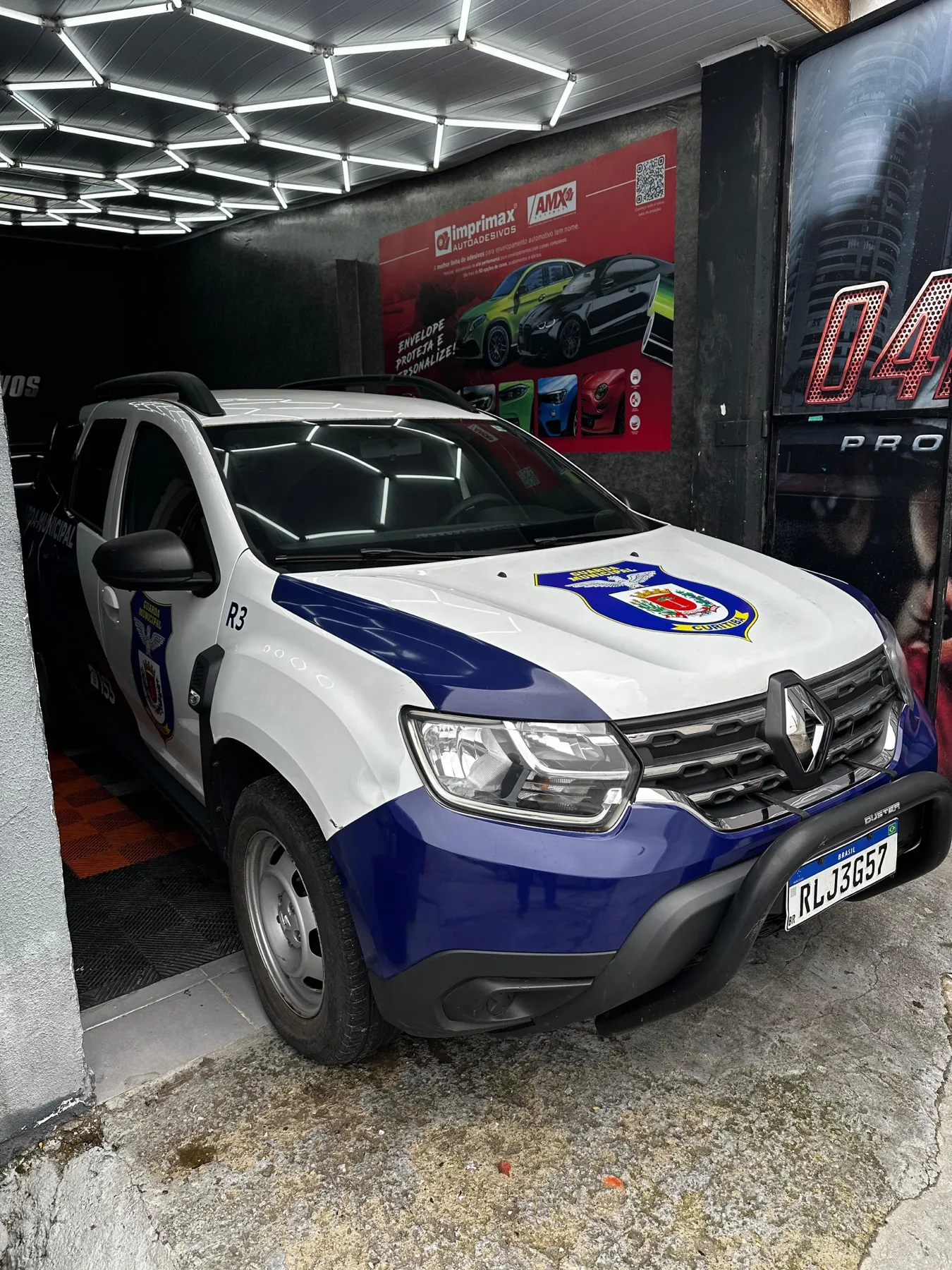 Renault Duster de frota de segurança plotada na 041 Adesivos