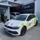 VW Polo do ABC do Trânsito de Curitiba plotado pela 041 Adesivos