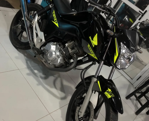 Aro dianteiro de moto com friso refletivo rosa 041 Adesivos
